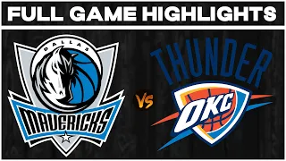 Dallas Mavericks vs OKC Thunder - Game 1 Full Highlights | May 7, 2024