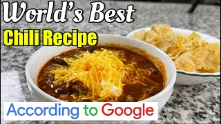 THE WORLD'S BEST CHILI RECIPE? Review & How To