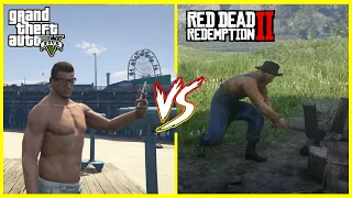 GTA 5 vs RDR2 - Epic Comparison  PART: 8