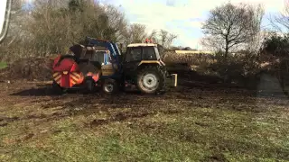 Working hard. Leyland 802 leyland 285 muck spreading