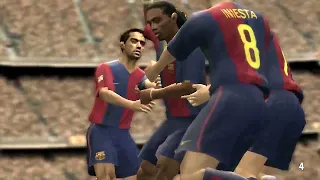 #01 FIFA 07 Challenges - Barcelona x Classic XI