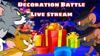 Tom & Jerry Chase | Decoration Battle Livestream Part 5 - 3rd Anniversary for playing T&JC