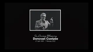 Tribute to Ps Donovan Coetzee