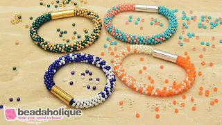 How to Make the Graduated Kumihimo Bracelet Kits by Beadaholique