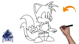 HOW TO DRAW TAILS CLASSIC | STEP BY STEP EASY