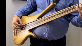 10 String Fretless Sub Contra Bass - In Tune!