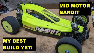 Mid Motor Traxxas Bandit - Full Custom Design and Build!