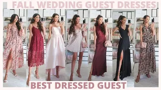 Best Fall Wedding Guest Dress Guide 2022 | What To Wear To a Fall Wedding