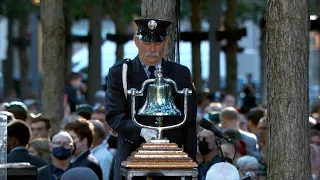 New York marks first moment of silence at 8h46 AM on 9/11 20th anniversary | AFP