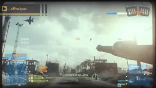 BF3: "Anti-air tank" 2 Jets takedown with commentary