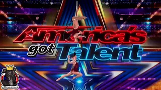 Morgan & Roxi Full Performance & Judges Comments | America's Got Talent 2023 Auditions Week 9