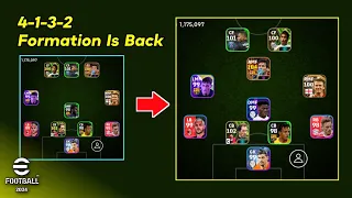 Unique 4-1-3-2 Formation Is Back !!! How To Get Hidden Formations In eFootball 2024 Mobile ✨😀