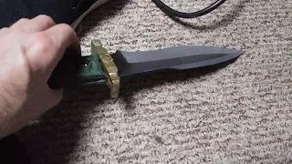 Rambo last blood heartstopper knife.homemade