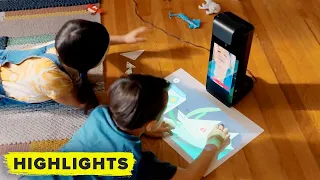 Amazon Glow: a video chat projector for kids! (full reveal)