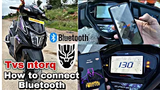 How to connect Bluetooth for TVS NTORQ bs6 and what is its features and uses