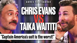 Chris Evans & Taika Waititi Argue Over The Internets Big Debates | Agree to Disagree | @LADbible