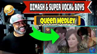 Dimash & Super Vocal Boys - Queen Medley - Producer Reaction