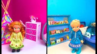 Elsa and Anna toddlers slumber party