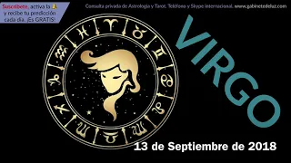 Horóscopo Diario - Virgo - 13 de Septiembre de 2018