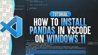 How To Install Pandas in Visual Studio Code (Windows 11)