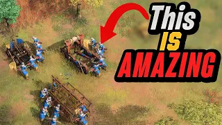 Age of Empires 4 - Units Building Siege Is AMAZING