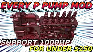 P Pump 24 Valve Cummins Swap PART 4: Maxing Out a P7100 to Support 1000hp! All Pump Mods Explained