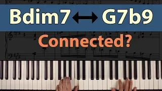 The "Secret" Connection Between Diminished and Dominant Chords