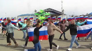 Первомайский флэшмоб в Волчанске, 2022 год