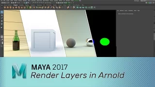 Maya 2017 - Render Layers in Arnold