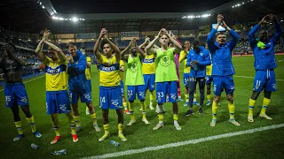 La communion avec les supporters après FCSM-ASNL