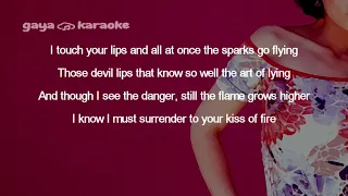 Kiss of fire karaoke