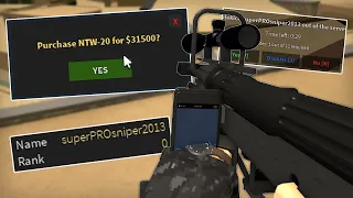 I Bought The NTW-20 at Rank 0 in Phantom Forces....