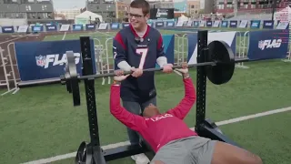 IShowSpeed and Sketch Bench Press At NFL Combine!