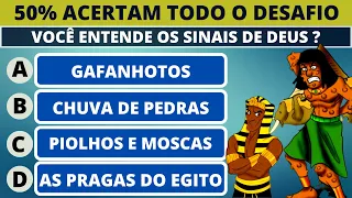 25 PERGUNTAS BÍBLICAS ANTIGO TESTAMENTO - QUIZ MÉDIO SOBRE MOISÉS, PRAGAS DO EGITO E PERGUNTA BÔNUS