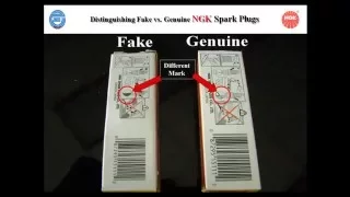 Difference between Fake & Genuine NGK Spark plugs