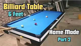 Amazing Homemade || DIY Pool Table 6feet Part 2