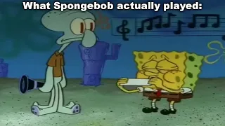 Music is never Animated Correctly... (Spongebob plays Paper)