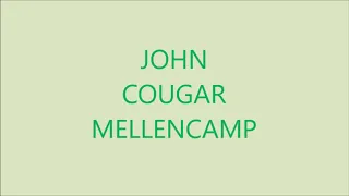 JOHN COUGAR MELLENCAMP  「 Small Town ~ Jack & Dian 」Live  1986  ①