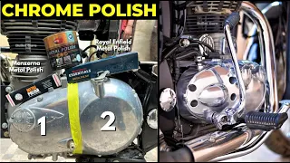 Chrome Engine Polish - Mirror Shine DIY | Royal Enfield Essential Vs Menzerna Metal Polish