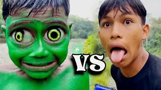 Hulk Boy Funny Transformation with friend 3 | comedy video