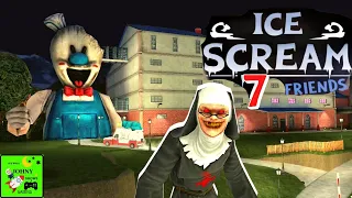 Ice Scream 7 Friends Help Liz Escape From Rod The Evil Ice Cream Man Evil Nun's Secret