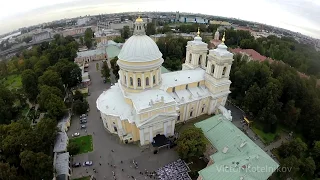 Колокольный звон в  Свято-Троицкой Александро-Невской лавре  с 18 тонником