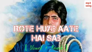 Rote Huye Aate Hai Sab | Slowed And Reverb | Amitabh Bollywood Old Song | mp3