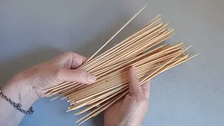 😍3 IDEAS FÁCILES con PALITOS de MADERA - BROCHETTES - PINCHOS ♻ RECICLAJE 🌼 ARTESANATO 💕Arte en casa