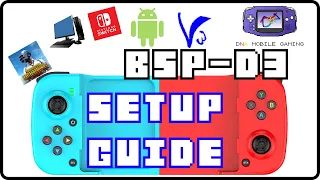 BSP D3 How To Setup - PC Android Nintendo Switch & PUBG (V3 Controller)