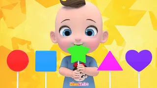 5 Shapes Color Candy 맛있는 컬러 사탕 노래! Learn Colors & Sing A Song!  영어유치원 어린이 동요 Nursery Rhymes Songs