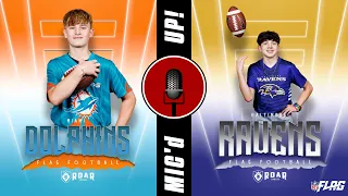 ROAR SPORTS - MIC'D UP - EPISODE 1 - LANDEN AND THE BEAR - NFL FLAG