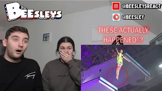 British Couple Reacts to UNBELIEVABLE MOMENTS CAUGHT ON CAMERA!