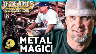 Jesse James Shapes Metal by Hand!