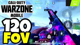 COD Warzone mobile new 120 fov gameplay on iPhone 13